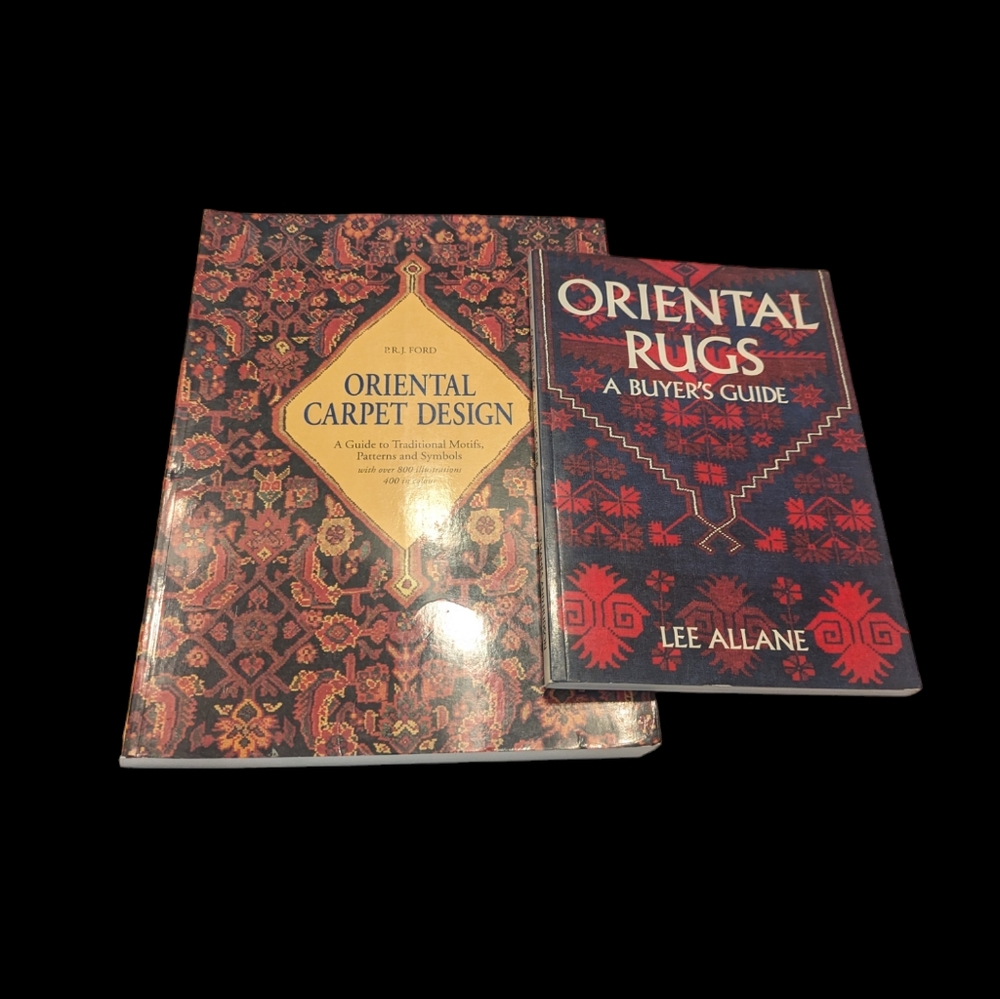 2 Oriental Carpet Design & Buying Soft Cover Books